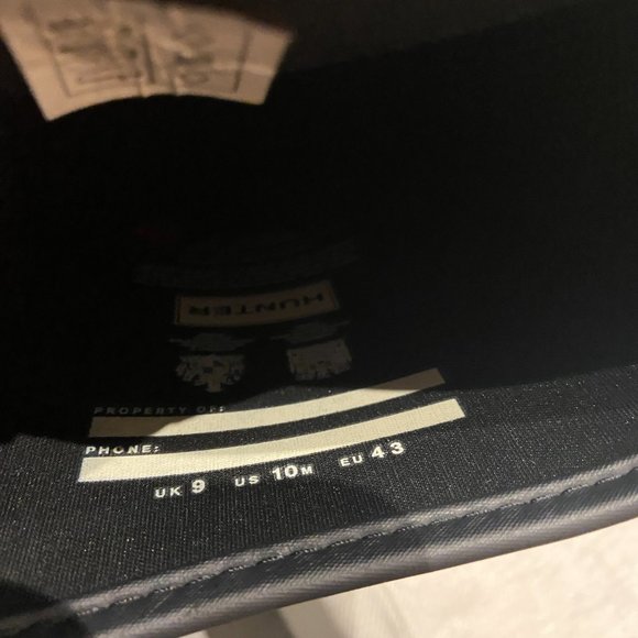 Hunter Black Women's Winter & Rain Boots - Picture 6 of 8